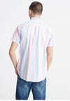 Superdry Classic East Coast Short Sleeve Shirt, Pink