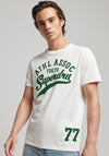 Superdry Vintage Home Run T-Shirt, Ecru