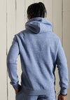 Superdry Mens Vintage Logo Emb Hood, Blue