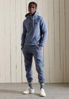 Superdry Mens Vintage Logo Emb Hood, Blue