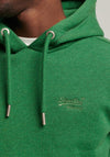 Superdry Vintage Logo Embroidered Hoodie, Field Green Marl