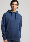 Superdry Vintage Embroidered Logo Hoodie, Bright Blue Marl