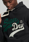 Superdry Original & Vintage Logo Hoodie, Black