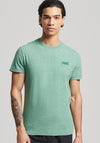 Superdry Vintage Logo Embroidered T-Shirt, Bright Green Grit