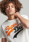 Superdry Vintage Logo Interest T-Shirt, Winter White