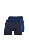 Superdry Double Pack Boxers, Bright Blue & Navy Marl