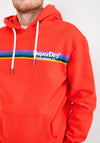 Superdry Vintage Venue Hoodie, Sunset Red