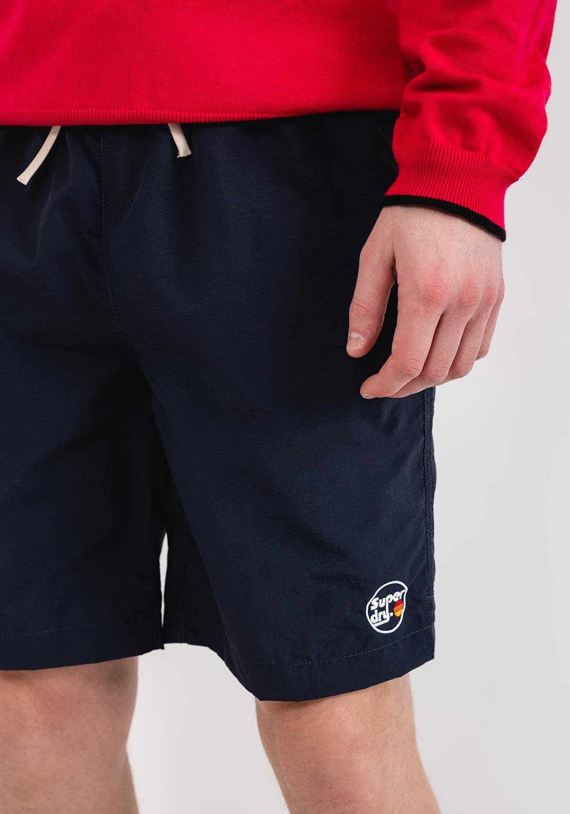 Superdry Vintage Swim Shorts, French Navy