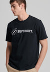 Superdry Code Applique T-Shirt, Black