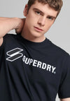 Superdry Code Applique T-Shirt, Black