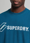 Superdry Code Applique T-Shirt, Sailor Blue
