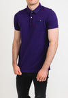 Superdry Classic Pique Polo Shirt, Parachute Purple