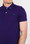 Superdry Classic Pique Polo Shirt, Parachute Purple