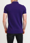 Superdry Classic Pique Polo Shirt, Parachute Purple