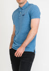 Superdry Classic Pique Polo Shirt, Bright Blue Grit