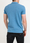 Superdry Classic Pique Polo Shirt, Bright Blue Grit