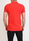 Superdry Vintage Destroyed Polo, Apple Red