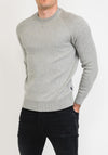 Superdry Essential Cotton Crew Neck Sweater, Mid Marl