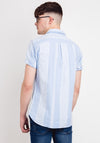 Superdry Classic East Coast Short Sleeve Shirt, Blue