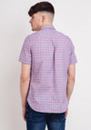 Superdry Classic Dobby Short Sleeved Shirt, Pink
