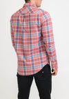 Superdry Sun Faded Lumberjack Shirt, Red Check