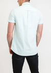 Superdry Classic University Oxford Short Sleeve Shirt, Mint Stripe