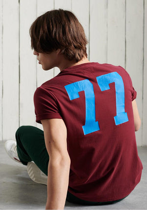 Superdry Collegiate Graphic T-Shirt, Wine