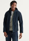 Superdry Softshell Hooded Zip Up Jacket, Navy