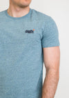Superdry Vintage Crew T-Shirt, Desert Sky Blue