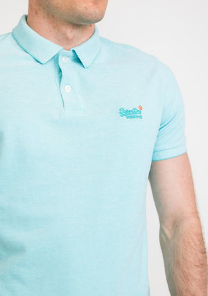 Superdry Classic Pique Polo Shirt, Spearmint