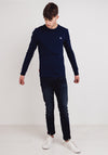 Superdry Collective Long Sleeve T-Shirt, Rich Navy