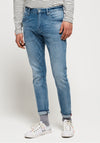 Superdry Tyler Slim Fit Flex Jeans, Bright Blue