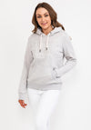 Superdry Womens Embossed Hoodie, Glacier Grey