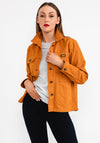 Superdry Womens Vintage Utility Jacket, Pumpkin Spice Brown