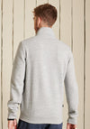 Superdry Vintage Logo Embroidered Full Zip Sweatshirt, Grey Marl