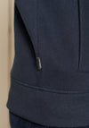 Superdry Vintage Logo Embroidered Full Zip Sweatshirt, Eclipse Navy