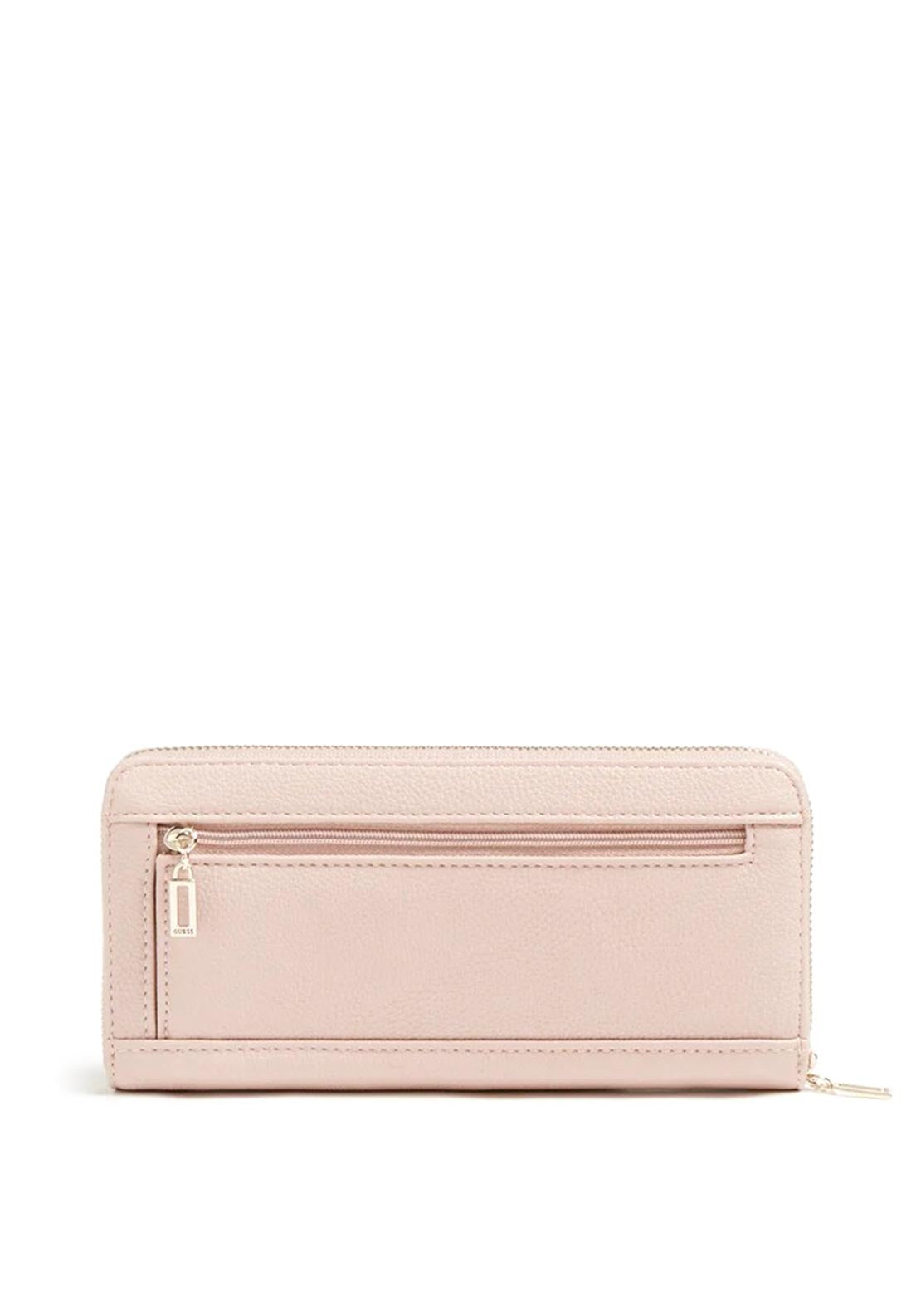Guess Vikky SLG Large Zip Around Wallet, Blush
