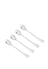 Tala Performance Set of 4 Latte Spoons, Silver