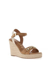 Tamaris Chain Wedge Heeled Sandals, Camel