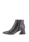 Jose Saenz Metallic Stud Block Heel Boots, Grey