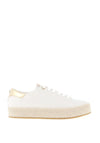 Tamaris Woven Sole Trainers, White