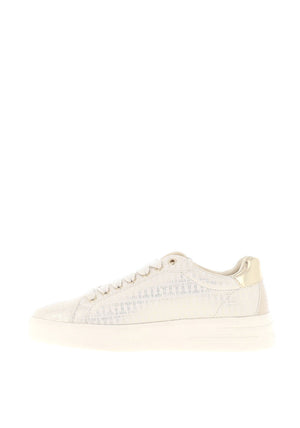 Tamaris T Logo Print Trainers, Gold
