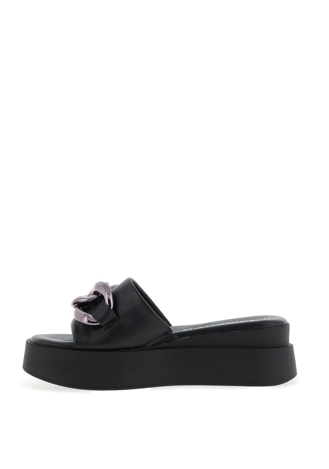 Tamaris Chain Platform Mules, Black