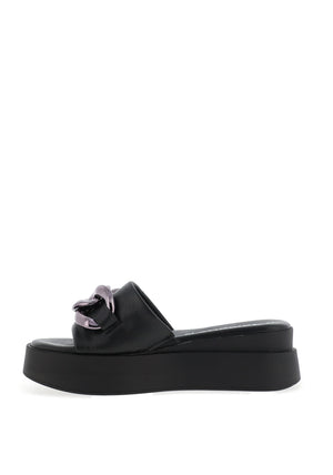Tamaris Chain Platform Mules, Black