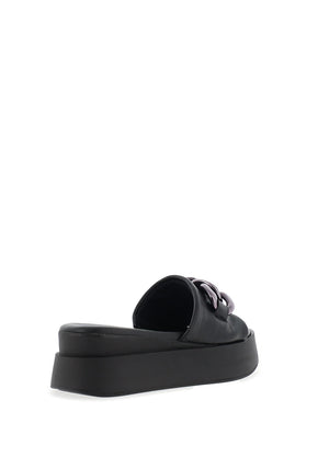 Tamaris Chain Platform Mules, Black