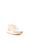 Tamaris Suede Mix Chunky Trainers, Cream