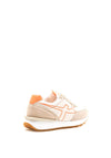 Tamaris Suede Mix Chunky Trainers, Cream