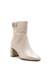 Tamaris Leather Mix Ankle Boot, Beige