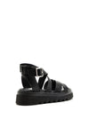 Tamaris Leather Chunky Platform Sandals, Black