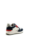 Tamaris Suede Zip Wedged Trainers, Navy